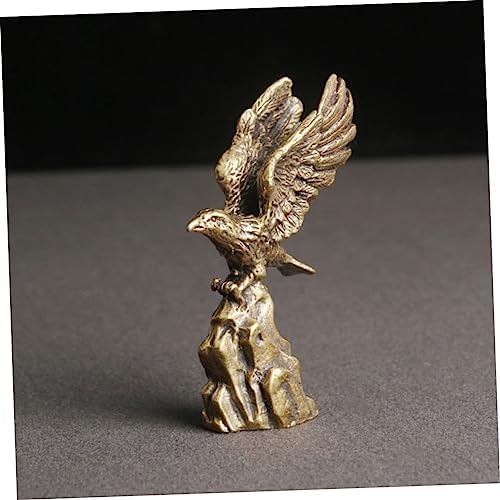Brass Eagle Statue for Home and Office Decor