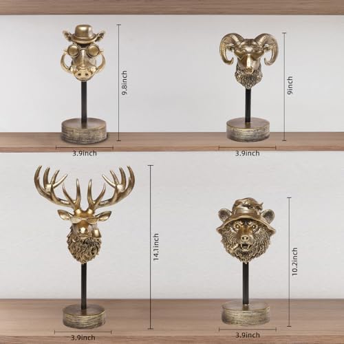 Handcrafted Resin Bighorn Sculpture - Modern Home Decor 1