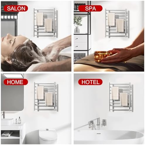 BLARALA Heated Towel Racks with Timer and Temperature Control
