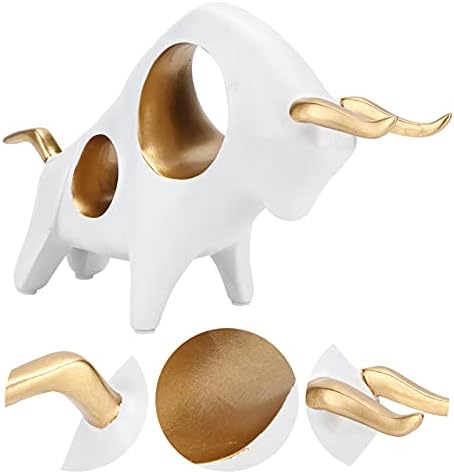 Buachois Lucky Fighting Bull Resin Sculpture