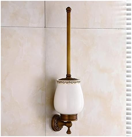 Toilet Brush Holder with Suction Base - Antique