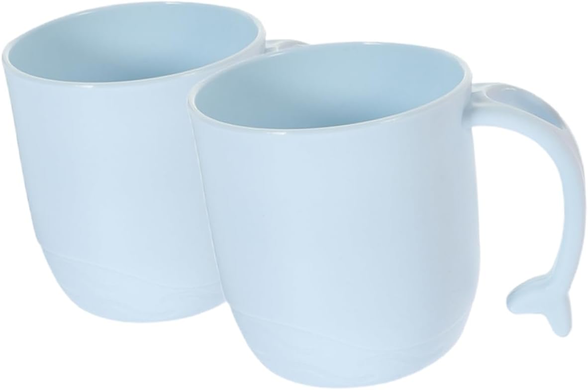 FONDOTIN 2pcs Cartoon Mouthwash Cups for Boys Girls