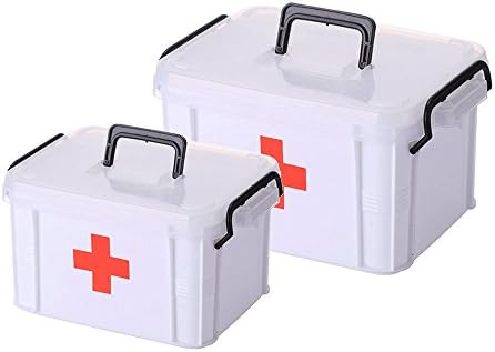 BEESS First Aid Kit Medicine Cabinet for Home Use