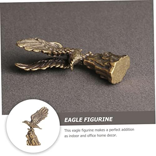 Brass Eagle Statue for Home and Office Decor