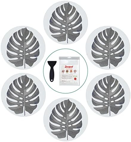 Secopad Non Slip Bathtub Stickers with Premium Scraper