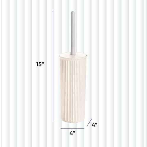 Superio Eco-Friendly Toilet Bowl Brush with Holder Set