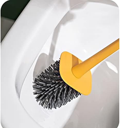 Toilet Brush with Silica Gel Holder Wall Hanging
