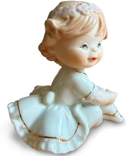 MTME Golden Princess Porcelain Sculpture Decor