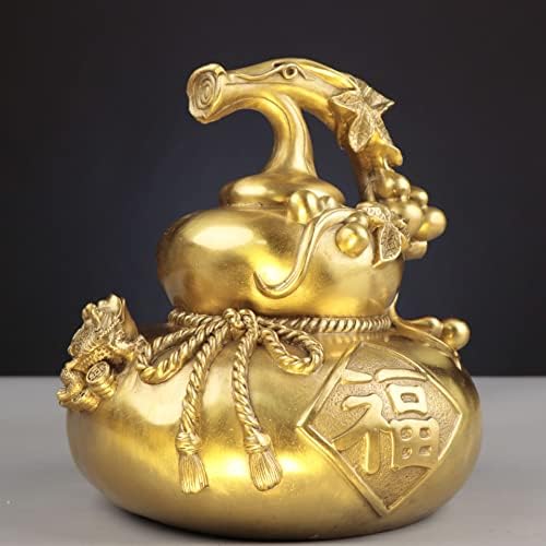 Usoway Gold Rush Gourd Metal Decor Sculpture