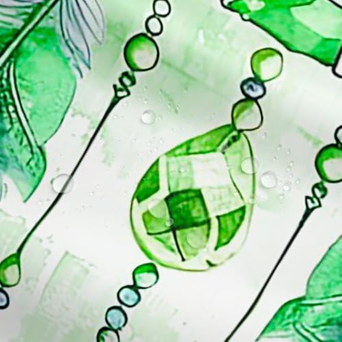 Erosebridal Green Dream Catcher Shower Curtain Set