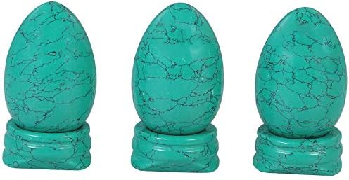 Amogeeli Healing Crystal Egg with Stone Stand 1