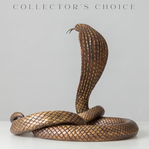 YouFine Bronze King Cobra Sculpture 134 Lifelike Statue 1