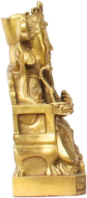 Usoway Copper Wealth God Figurine Collectible Decor