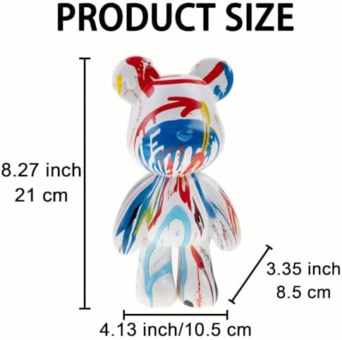 Bear Sculpture Resin Animal Statue for Home Decor