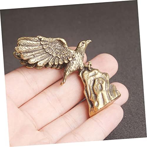 Brass Eagle Statue for Home and Office Decor
