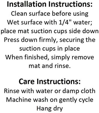 Deluxe Non Slip Bathtub Mat with Suction Cups - Pink