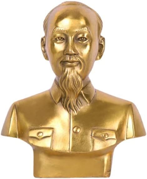 Usoway Pure Bronze Ho Chi Minh Statue Home Decor