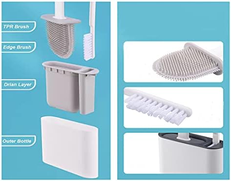Nothers Toilet Brush and Holder Set White