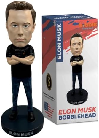Elon Musk Bobblehead - 8 Inches Tall Premium Polyresin Collectible Statue