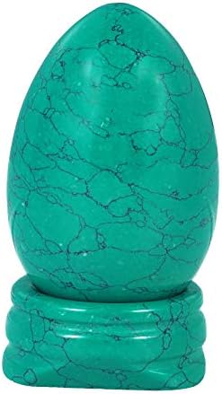 Amogeeli Healing Crystal Egg with Stone Stand 1