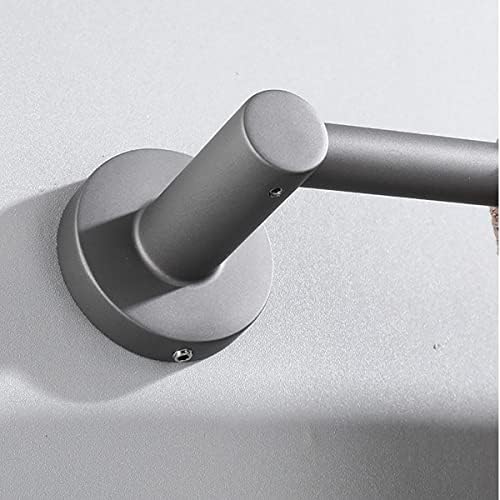 BOCbco 30Cm Grey Towel Rail Wall Mounted