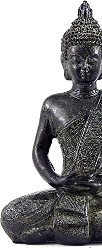 Bellaa Buddha Statue Meditation Dhyana Mudra Sitting Decor Sculpture
