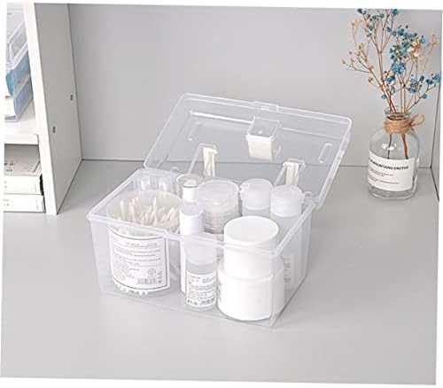 2pcs Plastic Medicine Storage Box Organizer