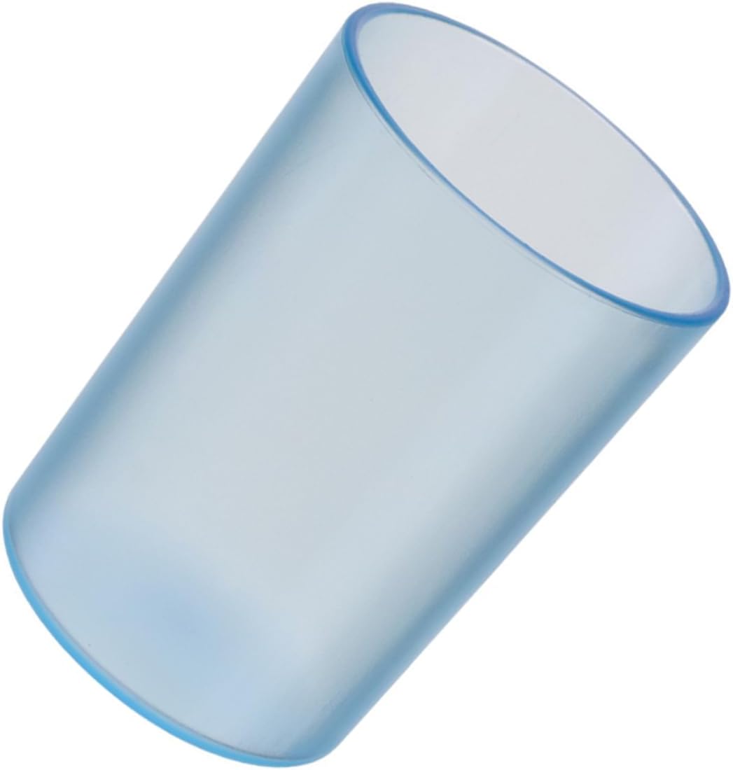 Fondotin Transparent Toothbrush Cups for Adults and Kids