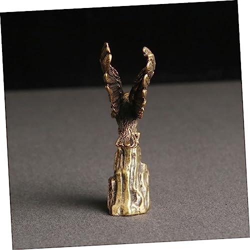 Brass Eagle Statue for Home and Office Decor