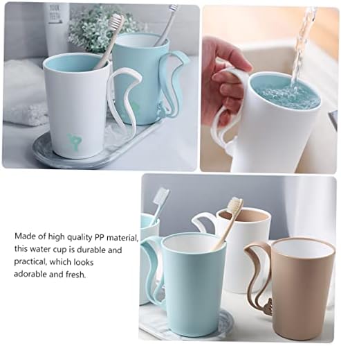 Amosfun 2pcs Squirrel Water Cup with Handle for Home and Travel