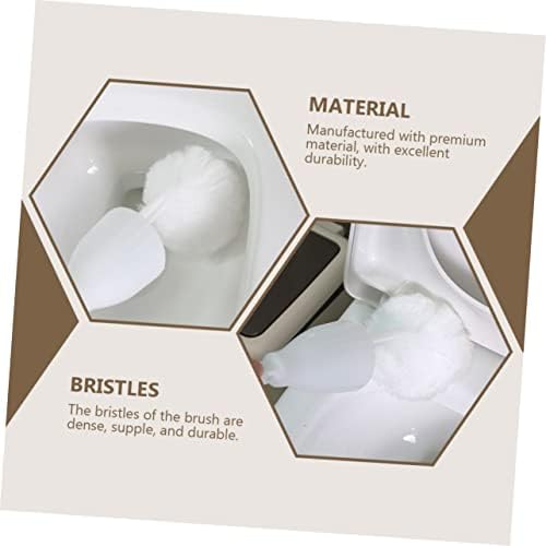 Cabilock Soft Bristles Toilet Brush Set