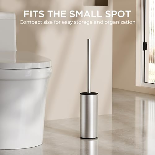 FORIOUS Toilet Brush and Holder Set 2 Packs 1