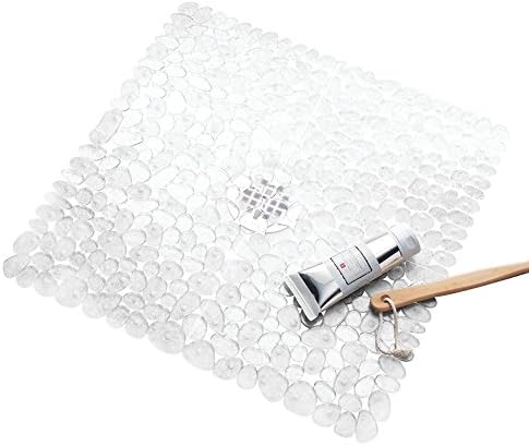 iDesign Pebblz Clear Bathtub Mat 22x22