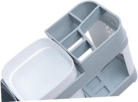 Hoement Bathroom Toothbrush and Toothpaste Holder Suction Cup Rack