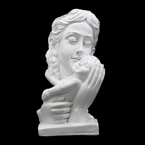Elegant Mother and Child Resin Statue 115 x 55 Inch