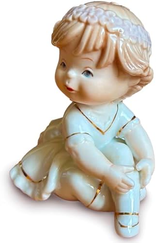 MTME Golden Princess Porcelain Sculpture Decor