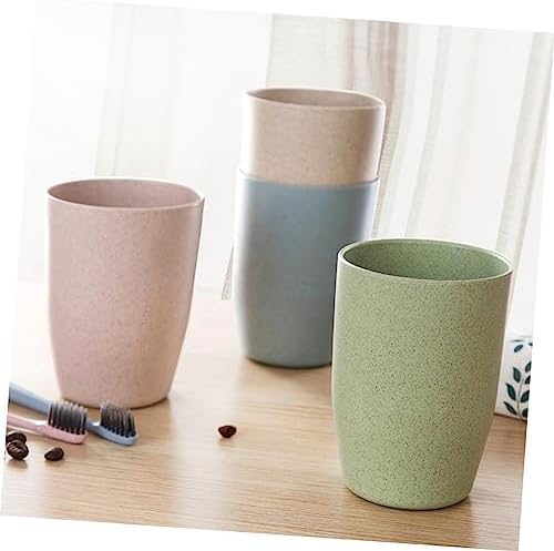 Hoement Bathroom Tooth Rinsing Mug Wheat Stem Design