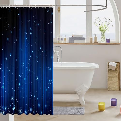 Erosebridal Abstract Ombre Shower Curtain Set
