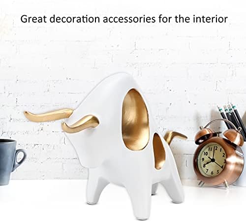 Buachois Lucky Fighting Bull Resin Sculpture