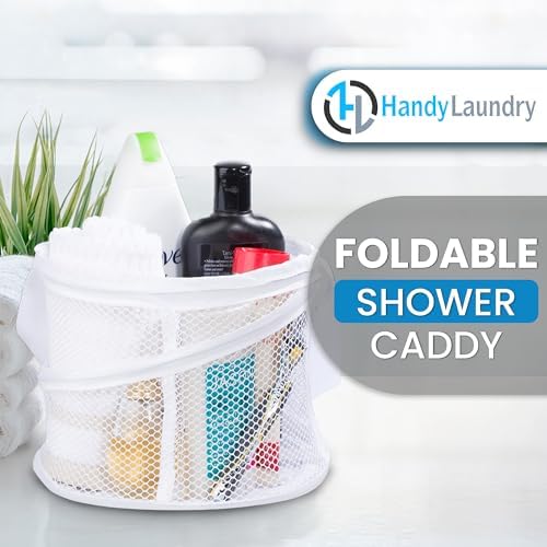 Handy Laundry Foldable Shower Caddy - White