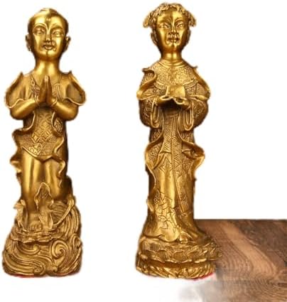 Usoway Brass Twin Figures for Home Decor