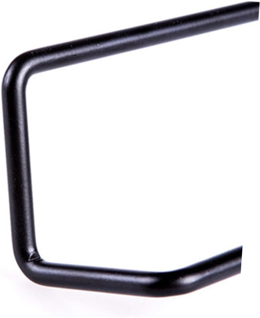 NUOBESTY 2Pcs No Perforation Towel Rack Black and White 1