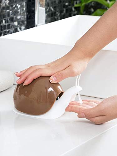 Cute Snail Soap Dispenser 120ML White