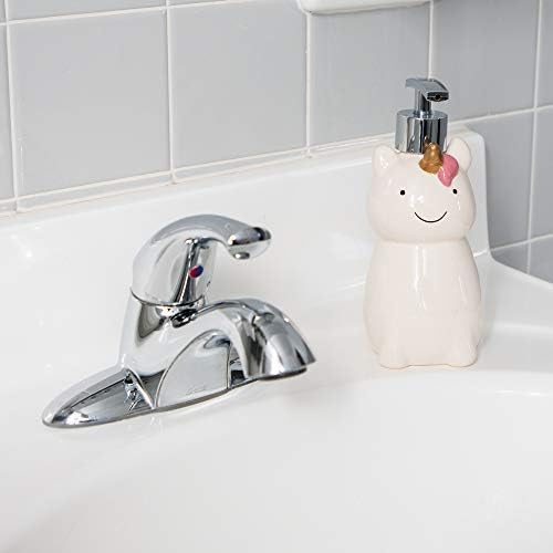 Isaac Jacobs White Ceramic Unicorn Soap Dispenser
