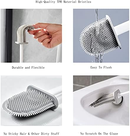 Nothers Toilet Brush and Holder Set White