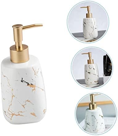 BESTYASH Ceramic Soap Dispenser with Marble Design