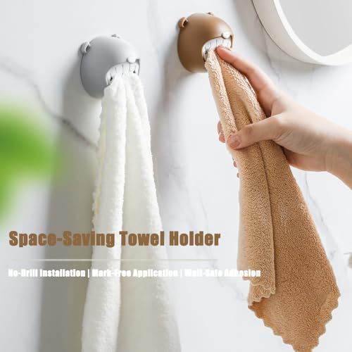 MayFancy Adorable Bear Adhesive Hooks 2pcs