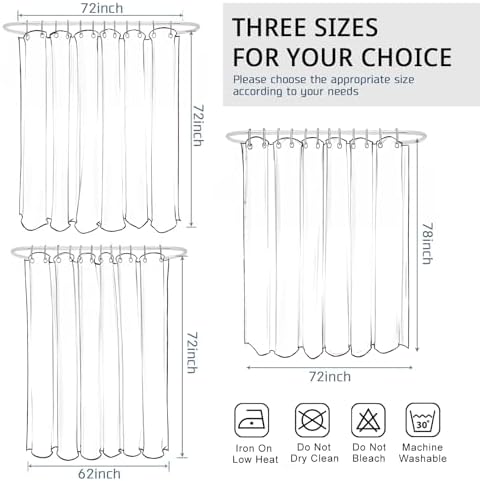 GDHBLING Fall Cartoon Squirrel Shower Curtain Set with Hooks
