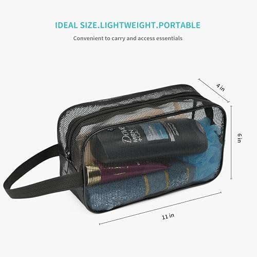 REDSINDA Mesh Shower Caddy Bag for Travel and Gym