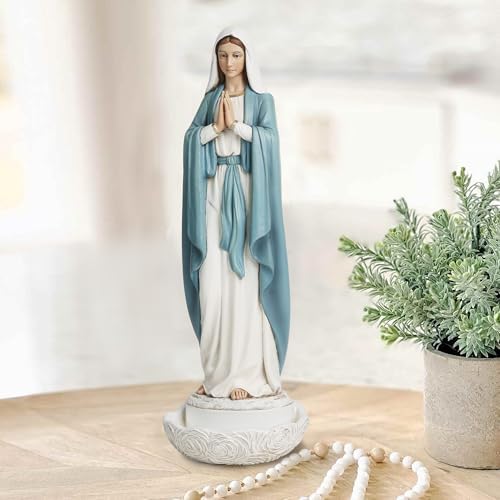 Our Lady of Grace 11 Inch Statue Rosary Holder